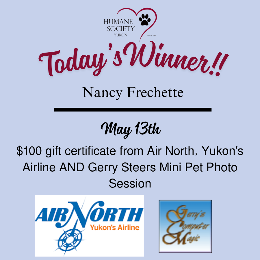 May 13 winner