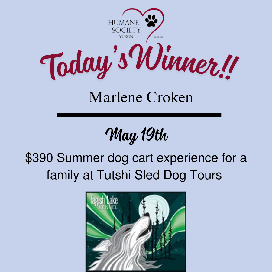 May 19 raffle winner